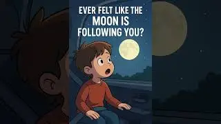 Why does the moon follow you?