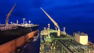 (STS) Ship to ship operations - Pacific ocean // PANPAC Lightering area // 22-23 Sept. 2021