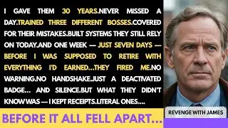 I Was Fired 7 Days Before My Retirement After 30 Years, I Let Didnt Let Them Bury Me, and i did this
