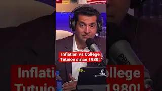 Patrick Bet David | Inflation vs College Tuition&hellip; 🙅🔥 #shorts #inflation