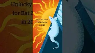 2025 Unlucky Colors to Avoid for Rat Zodiac #fengshuitips #manifestation #zodiac #2025