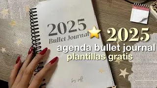 agenda bullet journal 2025 gratis para imprimir 💗📓