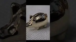 Полировка, реставрация денежный талисман. Polishing, restoration of the money talisman.