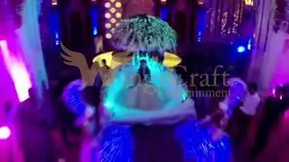 White Fur Trolley Couple Entry | New Concept | Groom & Bride Entry Idea | 9664338087