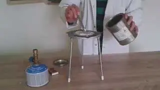 Chemie Experiment 29 - Verbrennen von Magnesiumpulver (HD)