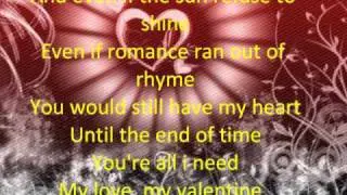 my valentine rap version