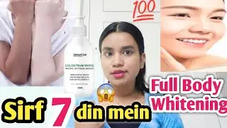 using Meesho Skin whitening Product bright dr colostrum white meeshol|body whitening|2023@Meesho