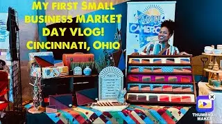 My First Market Day VLOG as a Handcrafted leather goods small business, in Cincinnati, Ohio!
