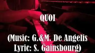 QUOI (piano version)