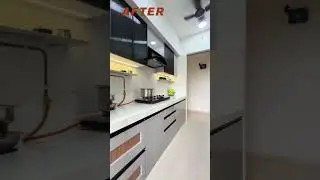 Kitchen Interior Work | Kalpataru Paramount, Thane West | Dreams On Interiors & Designers