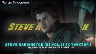 The Babysitter : Steve Harrington S5 Vol.2 4K Twixtor | Hero of Hawkins|Final Season |⬇️ Link Below.
