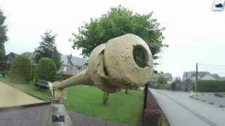 Pak40 Wreck - Walkaround - 325th Glider Infantry Regiment Monument Manhay.