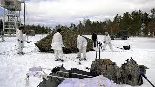 Soldiers Cold Weather Tent Setup