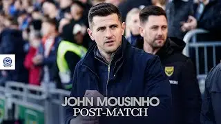 John Mousinho post-match | Pompey 2-1 Oxford United