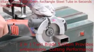Tingens iiSaw Movie 50X30 mm Rectangle Steel Tube Cut Off in Seconds