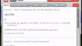 Definici&oacute;n de apodar
