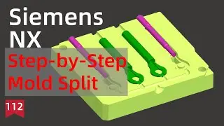 Siemens NX Tutorial: Core and Cavity Split for Precision Investment Casting Mold