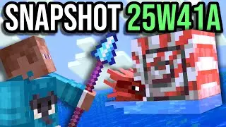 SPEARS & NAUTILUS!!! - ZOMBIE HORSEMEN, NEW UIs- Minecraft Mounts of Mayhem Snapshot (25w41a)