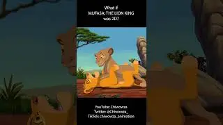 What If Mufasa: The Lion King Was 2D?