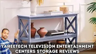 YAHEETECH Television Entertainment Centers Storage Reviews &mdash; Best Value TV Stand &mdash; Modern & Practica