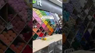 wanna buy every skein of yarn in the store 😔 #crochet #yarnshopping #yarn #crocheting