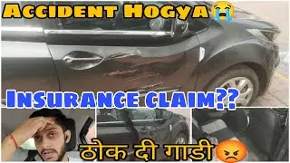 Accident ho gaya😭😡 | How To Claim Tata Aig Car Insurance From Tata Motors | Car Accident | Altroz