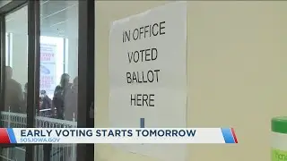 Early voting in Iowa