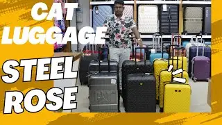 STEEL ROSE  CAT Luggage
