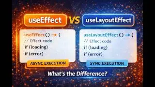 useEffect vs useLayoutEffect ⚛️ | React Hooks