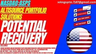 POTENTIAL RECOVERY : ASPS STOCK ANALYSIS | ALTISOURCE PORTFOLIO SOLUTIONS STOCK