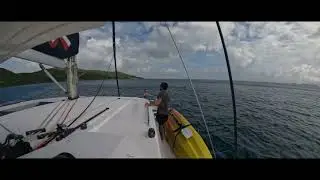 Sailing Near Scrub Island in the BVI