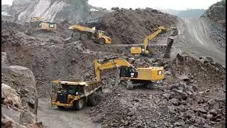CAT Excavator and HD Truck Indonesia Project, San Mining #cat #excavator #dumptruck #equipment