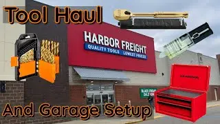 New Harbor Freight Tool Haul Icon Warrior US General and some Garage Organization
