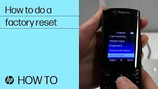 How to do a factory reset on a VVX D60 | HP Support
