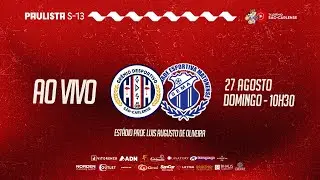 AO VIVO - GRÊMIO SÃO-CARLENSE x MATONENSE: Campeonato Paulista Sub-13 2023 - 27/08/2023