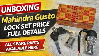 Mahindra Gusto Lock Set (Lock Kit) Unboxing Price Full Details Buy Online | Mahindra Gusto Parts 