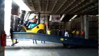 RAMPA DE PATIO LIFT COMPACTORS TARIMAS ENVASES DE AGUA