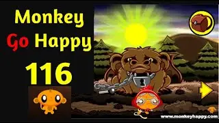 Monkey GO Happy Stage 116 Walkthrough -  a PencilKids Game