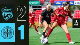 ALW Highlights: Adelaide 2-1 City | City go down in tough battle at Coopers ⚔️