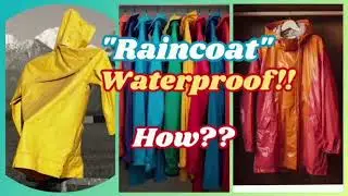 Why rain slides off your raincoat/ How is araincoat waterproof?? Fun science explained 