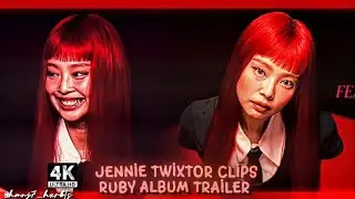 Jennie Ruby Trailer Twixtor Clips 4K Ae Sharpened || Jennie Ruby Trailer Twixtor Clip 4K GIVE CREDIT
