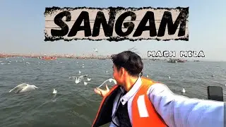 SANGAM 🙏🏻 KUMBH NAGRI PRAYAGRAJ 🧡🔥  #prayagraj #maghmelaprayagraj 