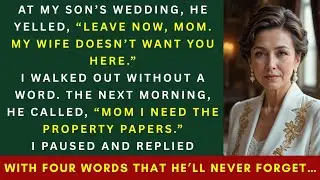 He Kicked His Mother Out of His Wedding &mdash; Her Silent Revenge Changed His Life Forever