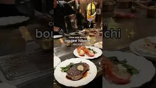Trying a boujee hibachi spot in LA!!! Location in comments 🫶#socal #foodie