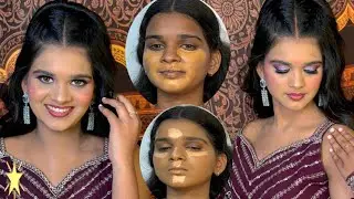 Party Makeup Tutorial At Home 🏠 step by step for beginners @Shilpamakeover7582 #youtube #partymakeup
