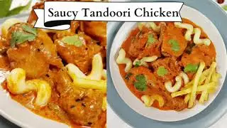Bohra Red Chicken| Saucy Tandoori Chicken| Bohra Recipe| Chicken With Gravy| Smoked Tandoori Chicken