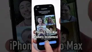 iPhone 17 Pro Max Kamera &Ouml;zellikleri #iphone17promax #shorts