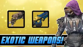 Destiny - New Exotic Weapons! | House of Wolves DLC Shotgun / Scout Rifle