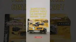 MAJORETTE VOLVO TRANSPORT VEHICLE FMX CONSTRUCTION CONTAINER 2x20ft #diecast #majorette #truck #toys