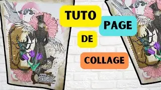 Page  de collage on improvise avec un tout et un rien